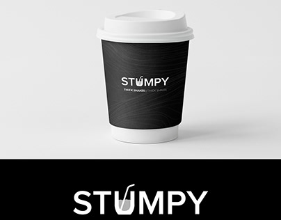 Stumpy Thick Shakes Branding Lodo Design