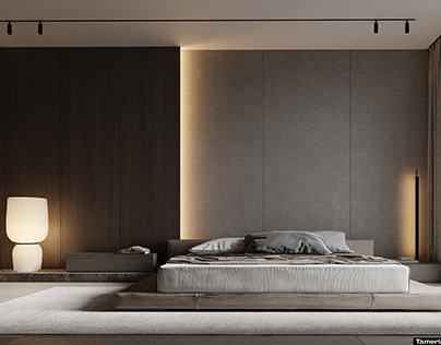 A little Japanese minimalism bedroom