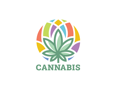 Colorful Cannabis Logo