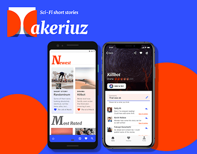Takeriuz Android App — short stories reader