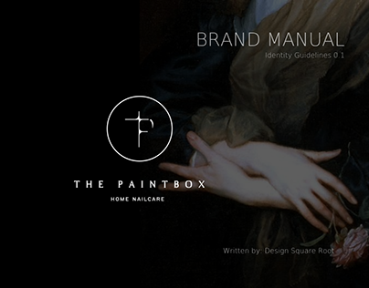 Branding for The Paintbox Home Nailcare brand