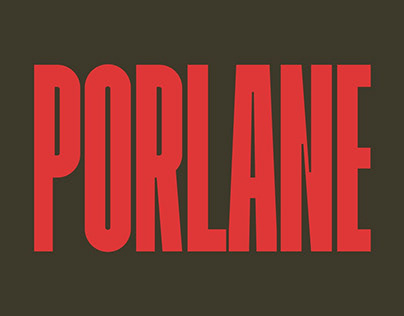 Porlane - Font Family
