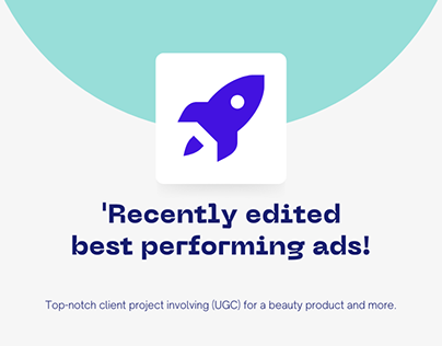 Recently edited best performing video ads!