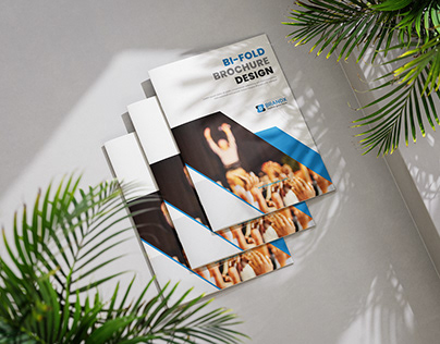 Corporate Bi fold brochure Template​​​​​​​
