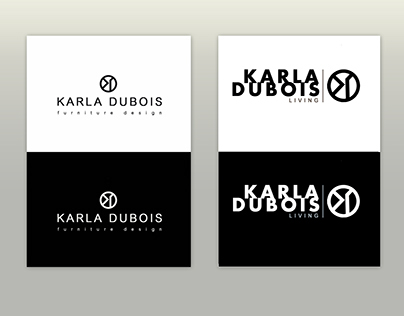 Karla Dubois Living. Logo design. 2013