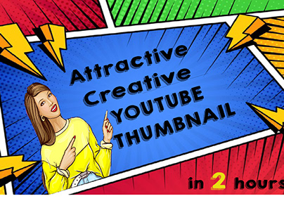 I will design attractive, unique youtube thumbnail
