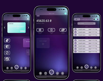 App Interface UI/UX design Mobile Banking app