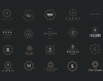 20 Monogram & Crest Logos