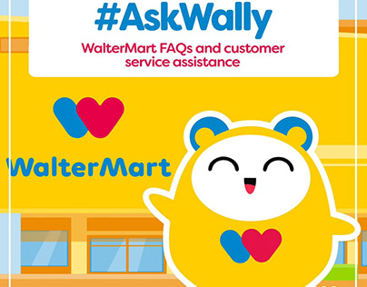 WALLY Cute Brand Mascot (for WalterMart Supermarket)