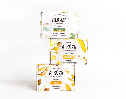 Alkúza Handmade Soap packaging