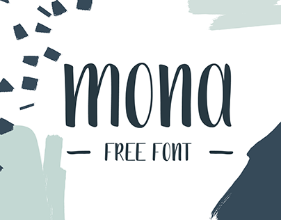 Mona Free Handdrawn Font