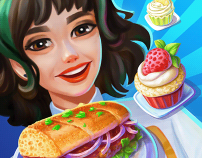 "Cafe Rescue - Merge: Food-based Casual Game"