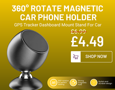 360° Rotate Magnetic Car Phone Holder GPS Tracker