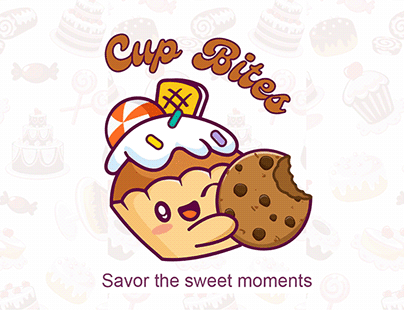 Bakery Logo - Cup Bites Logofolio