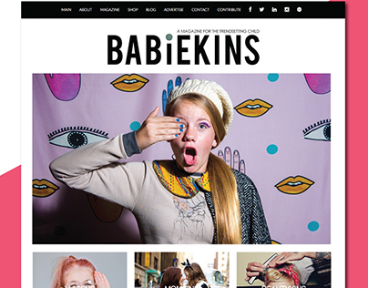 Babiekins Magazine Website