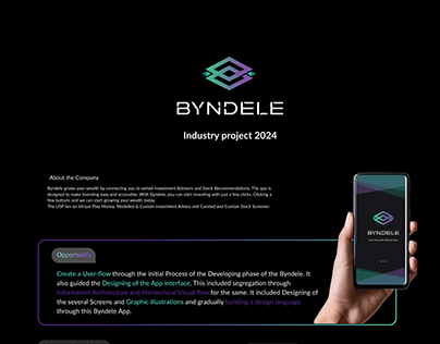 Byndele | Stock Investment UI/UX Project