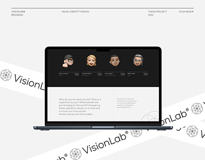 VisionLab Agency – Brand identity