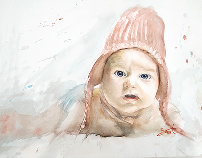 Baby Watercolor