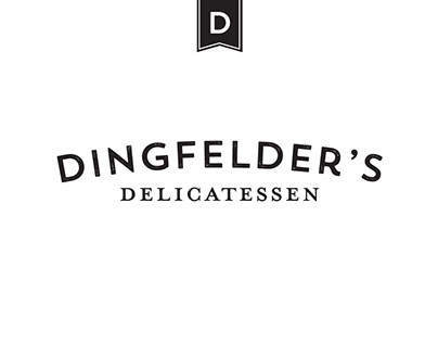 Dingfelder's Delicatessen branding
