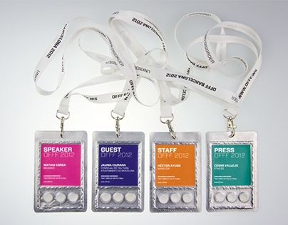 Lanyard and Blister Pack Pills for OFFF 2012