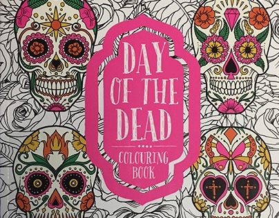 Day Of The Dead - colouring book