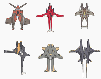 3d sketches - Space fighters