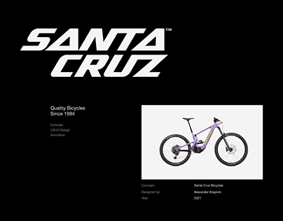 Santa Cruz Website — E-commerce