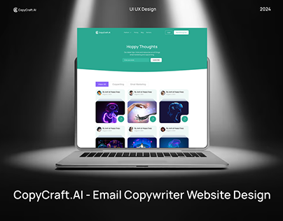 CopyCraft.AI - Email Copywriter Website Design