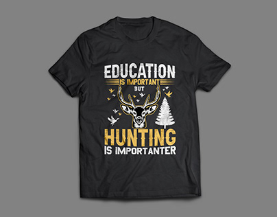 unique hunting t shirt design