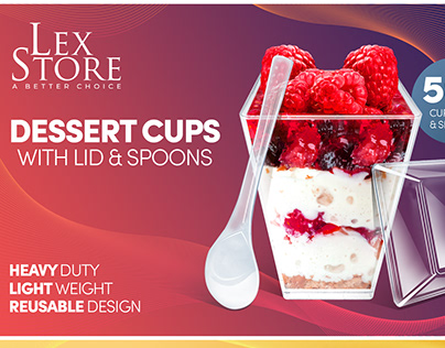 Lex Store - Dessert Cups; A+ Content
