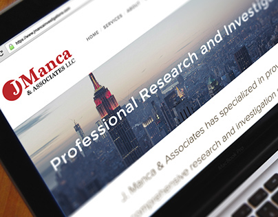 Logo & Website Design : J Manca & Associates
