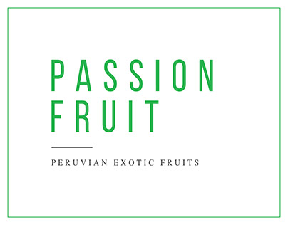 PASSIONFRUIT - Peruvian Exotic Fruits