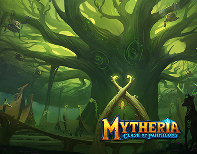 VICTORY and DEFEAT Scenes for Mytheria Card Game