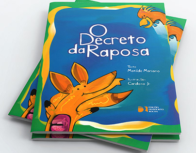 O Decreto da Raposa - book cover and illustrations