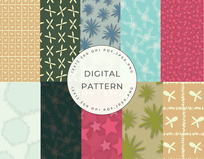 Digital pattern for printing on any surface