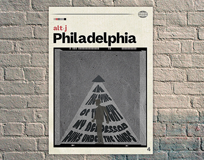 poster for the alt-j song "Philadelphia"