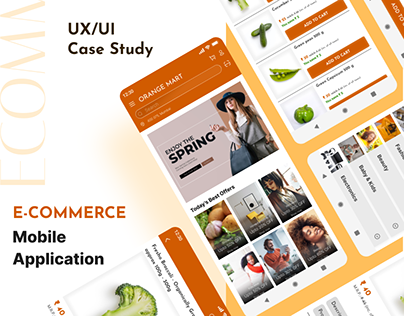 UX/UI Case study for an E-Commerce App