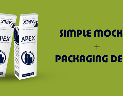 Simple Mockup Packaging Design