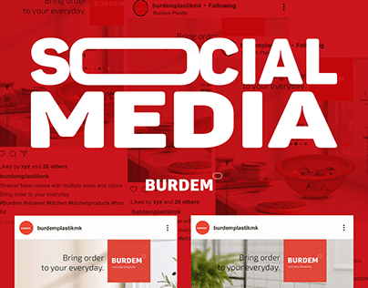 Burdem - Social Media Design