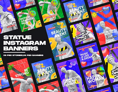 Statue Instagram Banners