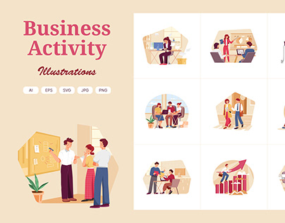 M329_Business Activity Illustrations