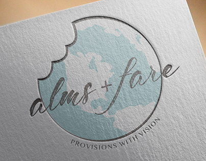 Alms + Fare Logo and Brand Identity