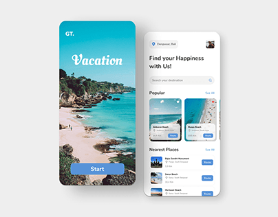 Travel Agency App | UIUX Design