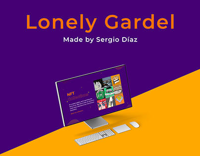 UX/UI Project web art gallery Lonely Gardel