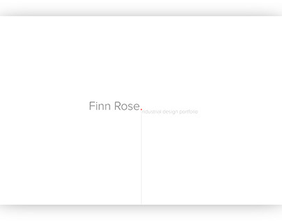 Finn Rose - Industrial design portfolio (2022)