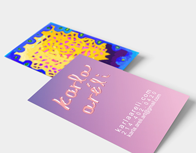 business cards: karla areli