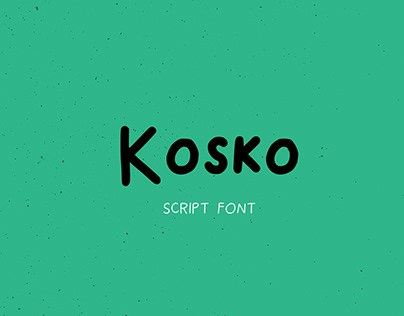 Kosko Script Font