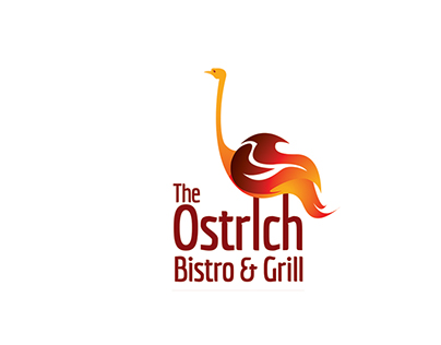 The Ostrich Bistro & Grill Logo Samples