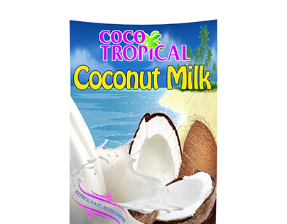 Coconut Milk Label