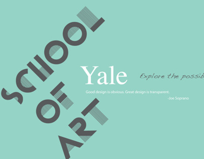 Yale School of Art Website Redesign